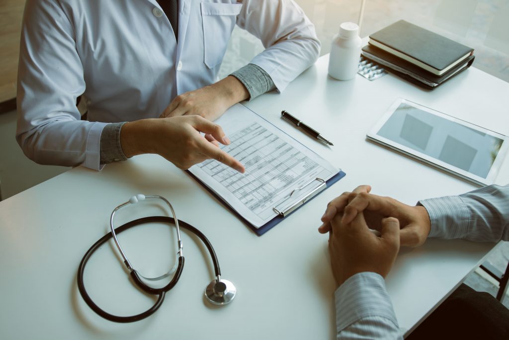 certificado médico paciente y doctor
