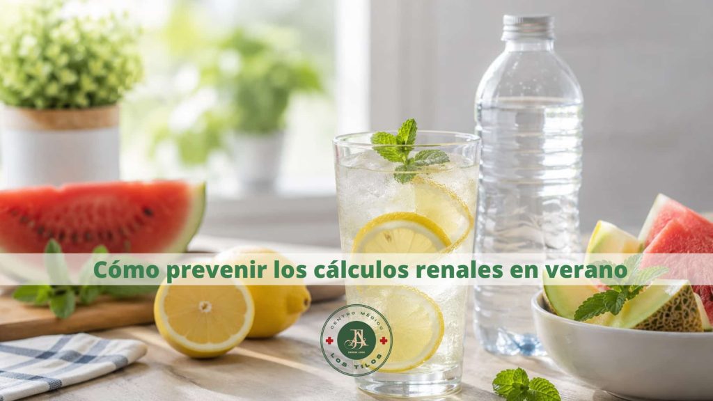 Hidratación en verano para prevenir los cálculos renales